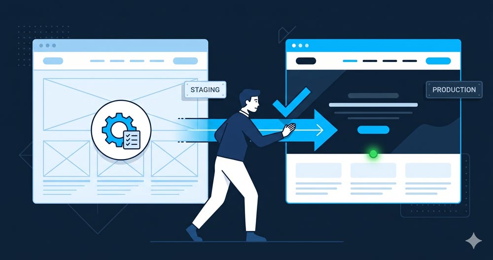 Ambiente di staging WordPress: come lavorare senza rompere il live