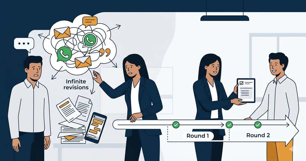 Come gestire i feedback del cliente sul design senza impazzire