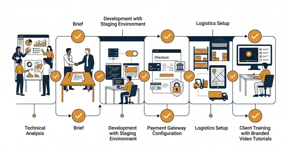 Come gestire un progetto ecommerce per conto del tuo cliente nel 2026