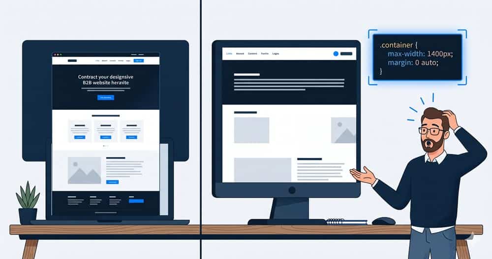 Perché il tuo sito si rompe sui monitor grandi (e nessuno lo testa)
