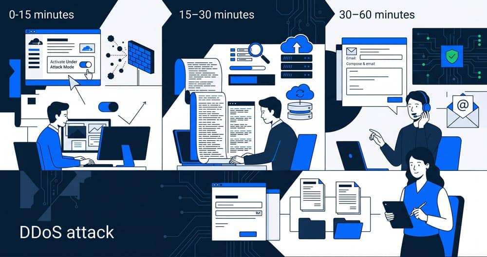 Sito web sotto attacco DDoS: checklist di emergenza per agenzie web