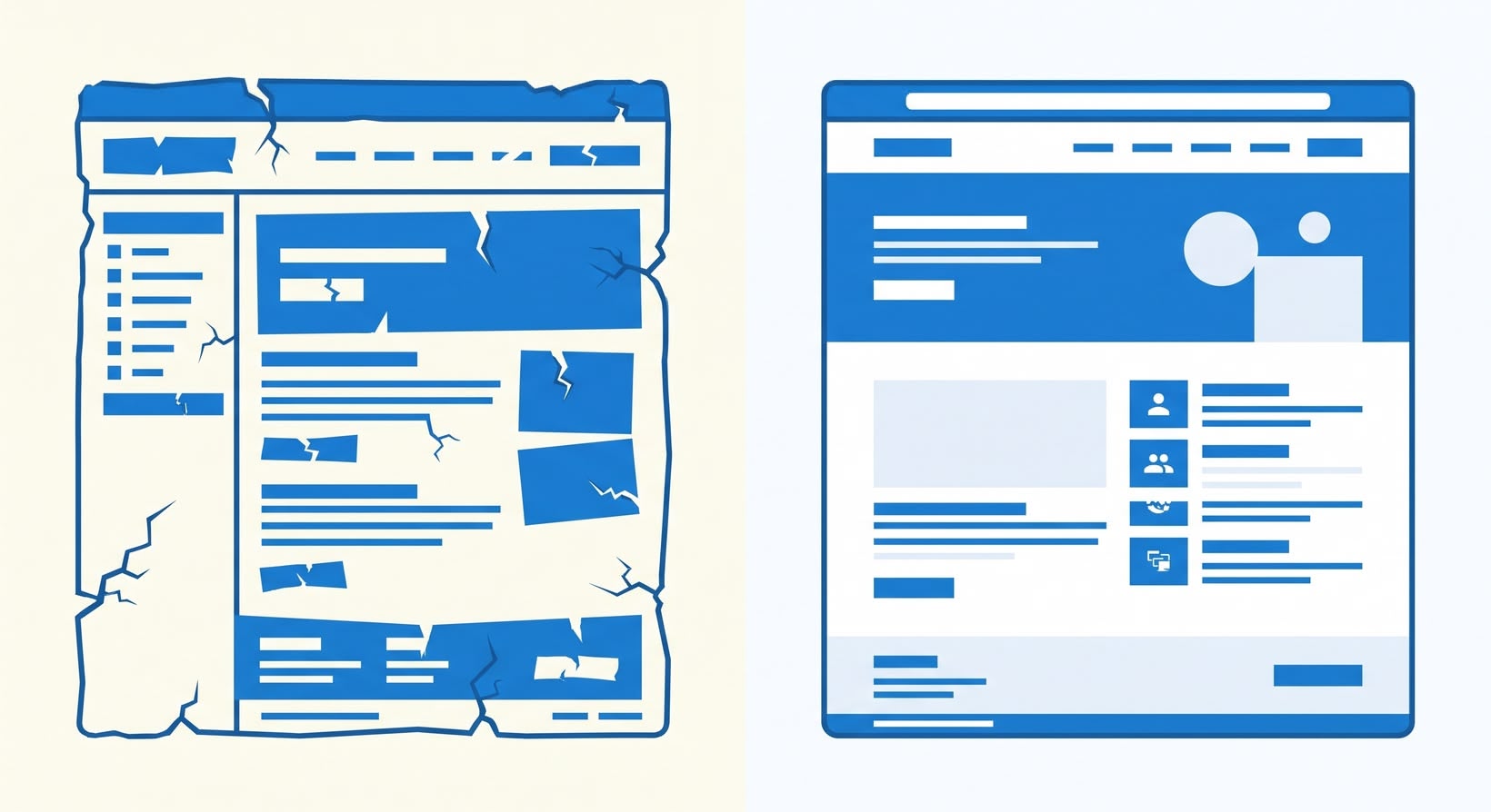 Tenere un sito web vecchio costa più di rifarlo: i numeri reali